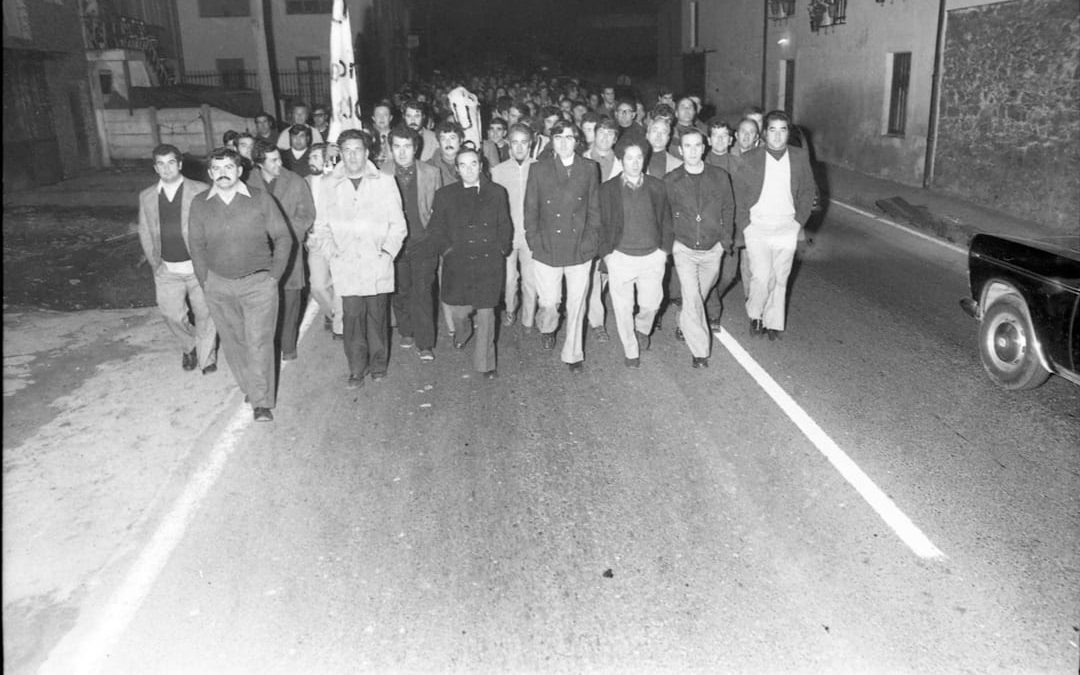 Lucha obrera en los inicios de la Transición. La marcha de los trabajadores de AUTHI en 1975