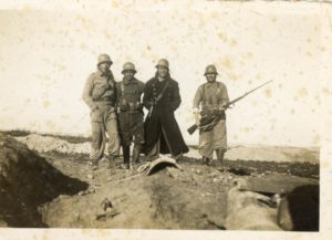 Soldados republicanos en Fuentes del Jarama en febrero de 1937