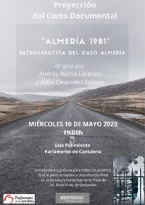 Cartel del documental Almería 1981