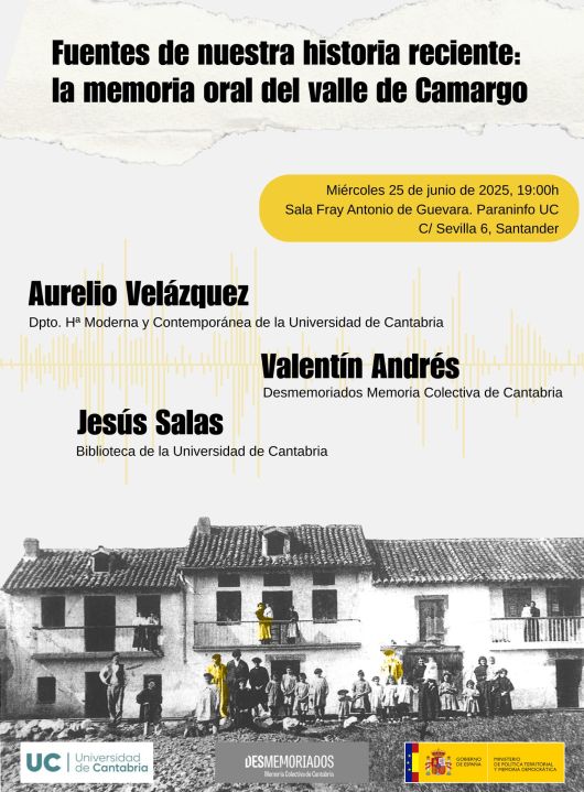 Memoria oral del Valle de Camargo