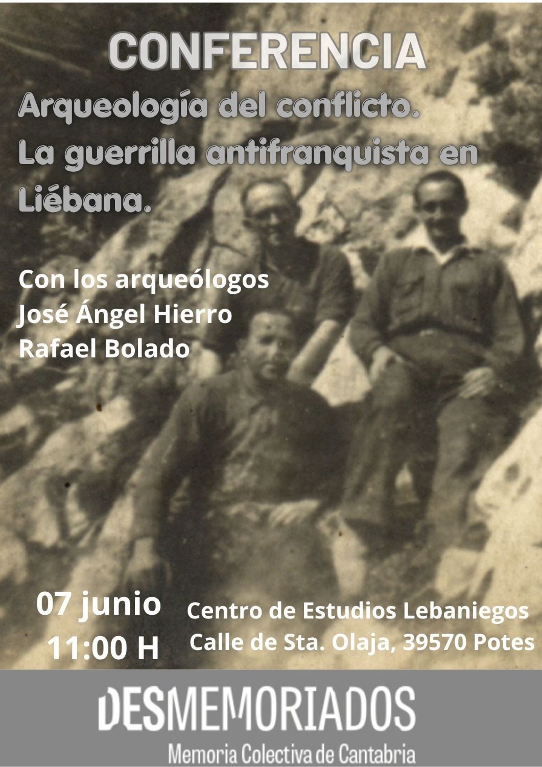 Cartel La guerrilla antifranquista en Liébana