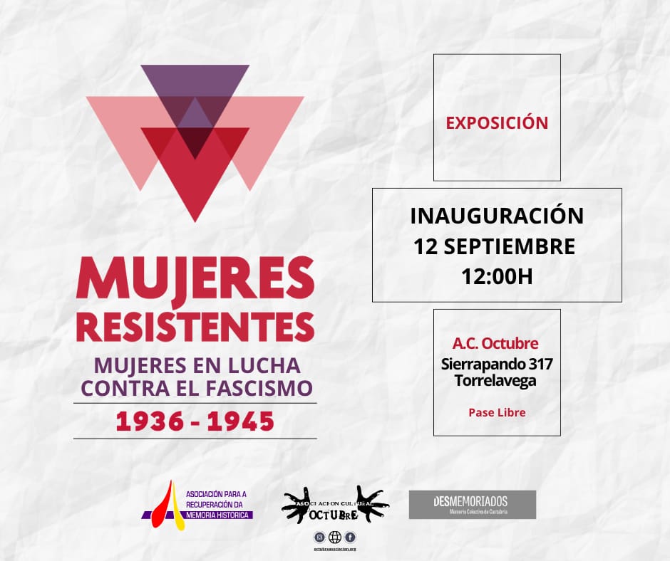 Cartel Mujeres resistentes